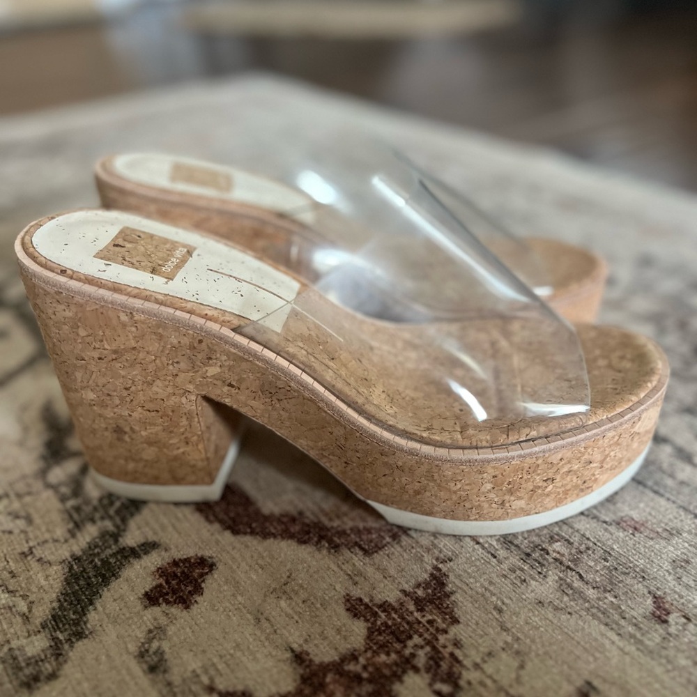 Dolce Vita Cream and Tan Platform Shoes - Picture 2 of 5